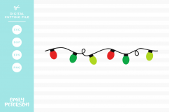 Christmas Lights SVG DXF EPS PNG Product Image 1