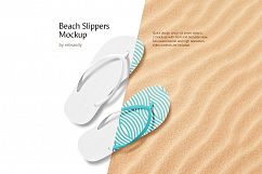 Beach Slippers Mockup Product Image 1