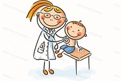 Kids healthcare, families, kids, doctors, illnesses Product Image 2