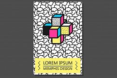 Cards,posters. Memphis design 80-90s Product Image 12