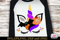 Halloween Unicorn. Bat Unicorn Product Image 1