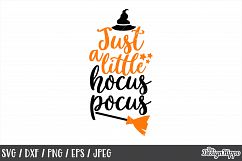 Just a little hocus pocus SVG, Hocus pocus, Halloween, SVG Product Image 1