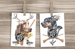 Hunter dogs Watercolor Set Product Image 2