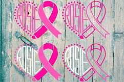 Rosie Breast Cancer Ribbon Svg Awareness ribbon 1025s Product Image 2