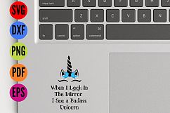 Bad Unicorn SVG Cutting File  Product Image 2