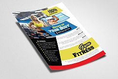Fitness Body Workout Muscle Competition Flyer Product Image 3