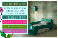 Drawn Flower Patterns and Elements Product Image 2