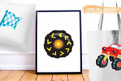 Monster truck graphics and illustrations Product Image 3
