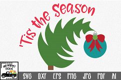 'Tis the Season - Christmas SVG Cut File - DXF PNG EPS JPG Product Image 1