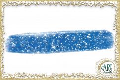 Brush Strokes in Blue and Rose Gold - Digital Clipart 21 of beautiful PNG files Product Image 6