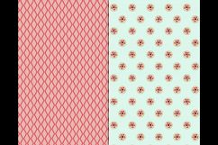 12 Spring Flower Digital Papers 6 x 6 inch Product Image 2