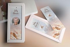 Heaven Memorial Bookmarker Template Product Image 4