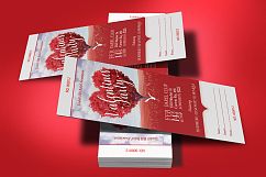 Tree Heart Valentines Party Ticket Template Product Image 1