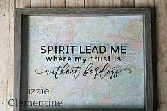 Spirit Lead Me Where My Trust Is Without Borders  Product Image 5