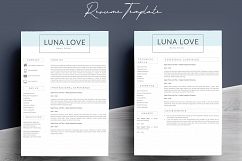 Professional 4 Pages Resume Template Product Image 4
