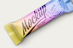 Glossy Snack Bar Mockup 80g Product Image 6
