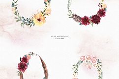Burgundy Bouquets &amp; Animals Product Image 8