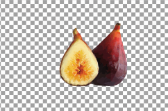 Watercolor Fig clip art pack,common fig leaves, fig fruit Product Image 15