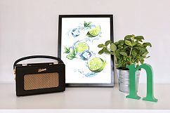 Water splash. Watercolor Product Image 8