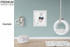 Kids Teepee, Pouf, Wall &amp; Frames Set Product Image 24