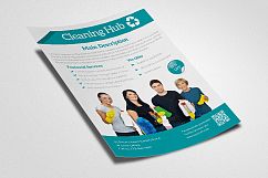 Cleaning House Service Flyer Template Product Image 3