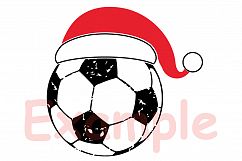 Santa Soccer Hat Christmas svg Elf sweater tackle 1044s Product Image 2