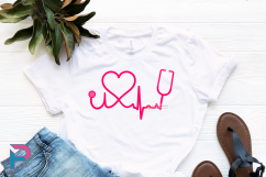 nurse svg,nurse svg file,nurse dxf,nurse clip art,heart svg Product Image 2