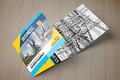 Business Industry Square Trifold Brochures Product Image 3