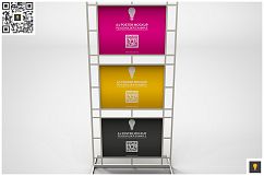 Poster Stand Display Mockup Product Image 3