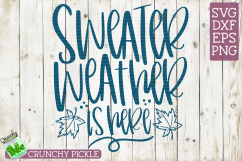 Sweater Weather is Here SVG Product Image 2