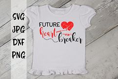 Future Heart breaker, Valentine's day, SVG Product Image 1