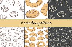 Sketch of bread and pastries. Product Image 3