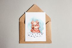 The Willie&#039;s Dinner - Watercolor Clip Art Set Product Image 10
