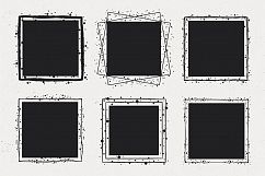 36 Hand Drawn Square Shapes - logo elements Product Image 5