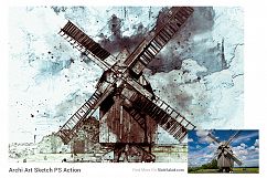 Ink Art Photoshop Action Product Image 4