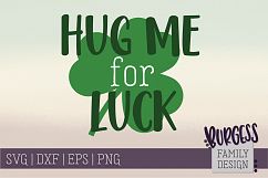 Hug me for luck | SVG DXF EPS PNG Product Image 1