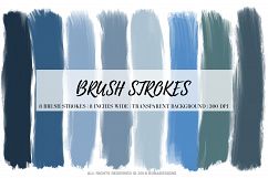Brush Strokes, Digital Brush Strokes Product Image 1