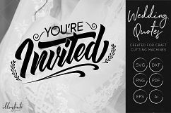 Wedding SVG Cut Files Bundle - Wedding Quotes - Wedding SVG Product Image 3