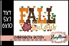 FALL Bulous- Thanksgiving Embroi Product Image 1