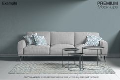 Carpets in Living Room Mockup Set Product Image 11