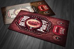 Retro Party Flyer Template Product Image 2