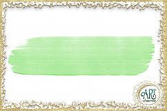 Lime Green Glitter Greenery Digital Clipart Brush Stroke - 24 of beautiful PNG files Product Image 19