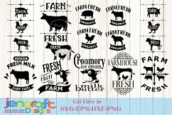 Cow SVG, Farm Sign Design, Farmhouse labels, Kitchen SVG Product Image 1