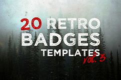 Vol.3 | 20 Retro Badges Templates Product Image 1