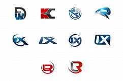 Modern and elegant business logos set Product Image 1