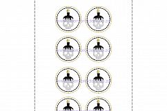 Candle Skull ITH Halloween Feltie Embroidery Design Product Image 9