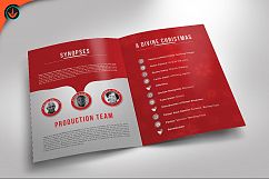 A Divine Christmas Program Photoshop Template Product Image 2