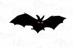 Halloween Bats Silhouettes Clip art, Halloween party vectors Product Image 3