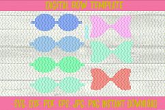 Scalloped Hair Bow Bundle Set Template Product Image 2