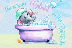 Cute Elephant Clipart Images by Whimseez Product Image 2